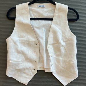 NWOT White Vest (Daze Dayz)